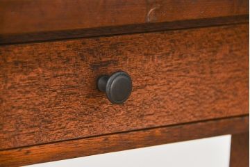 アンティーク家具　アンティーク 古い木のシンプルな作業台(テーブル、机)