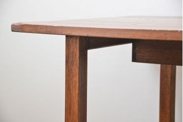 アンティーク家具　アンティーク 古い木のシンプルな作業台(テーブル、机)