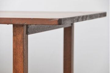 アンティーク家具　アンティーク 古い木のシンプルな作業台(テーブル、机)