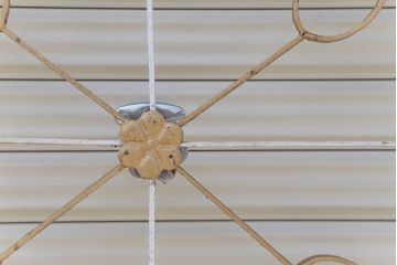 中古　ロートアイアンのガーデンフェンス(1)(洋風フェンス、ヨーロッパ風フェンス、門扉、鉄柵)