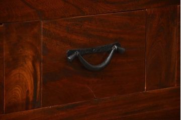 アンティーク家具　古民具・骨董　希少!前面欅材三尺水屋箪笥(食器棚、時代箪笥、収納棚)