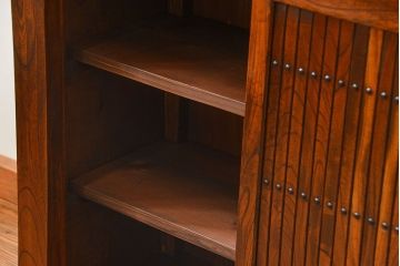 アンティーク家具　古民具・骨董　希少!前面欅材三尺水屋箪笥(食器棚、時代箪笥、収納棚)