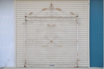 中古　可愛いロートアイアンガーデンフェンス(13)(ヨーロッパ風フェンス、洋風フェンス、門扉、鉄柵)