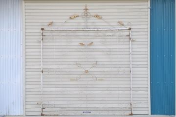 中古　可愛いロートアイアンガーデンフェンス(13)(ヨーロッパ風フェンス、洋風フェンス、門扉、鉄柵)