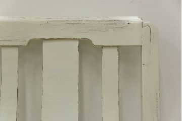 アンティーク家具　イギリスアンティーク ペイントのかわいいダイニングチェア2脚セット(1)(椅子、イス)