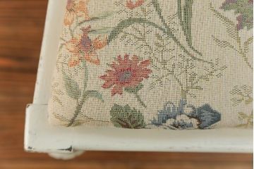 アンティーク家具　イギリスアンティーク ペイントのかわいいダイニングチェア2脚セット(1)(椅子、イス)