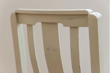 アンティーク家具　イギリスアンティーク ペイントのかわいいダイニングチェア2脚セット(1)(椅子、イス)