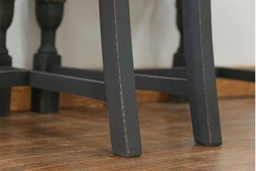 アンティーク家具　イギリスアンティーク ペイントのかわいいダイニングチェア2脚セット(2)(椅子、イス)