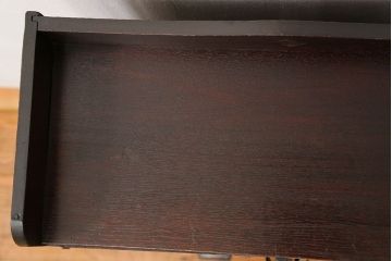 アンティーク家具　アンティーク 古い栓材の小振りな本箱(ブックケース、本棚)