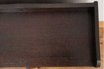 アンティーク家具　アンティーク 古い栓材の小振りな本箱(ブックケース、本棚)