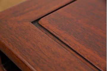 アンティーク家具　古民具・骨董 古い唐木のシックな座卓(テーブル)