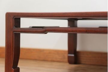 アンティーク家具　古民具・骨董 古い唐木のシックな座卓(テーブル)