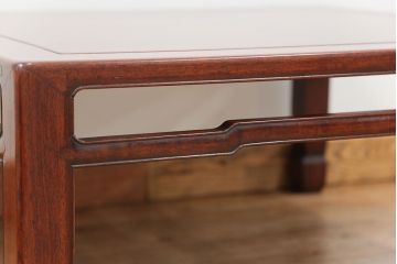 アンティーク家具　古民具・骨董 古い唐木のシックな座卓(テーブル)