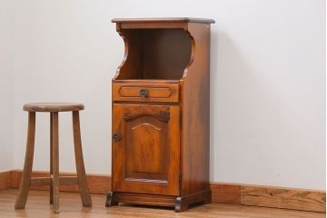 中古　ビンテージカリモク電話台