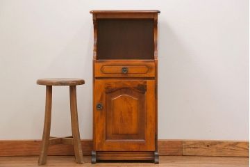 中古　ビンテージカリモク電話台