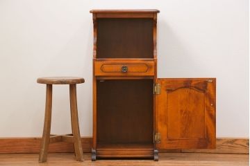 中古　ビンテージカリモク電話台