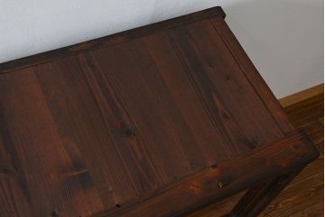 アンティーク家具　古民具・骨董 重厚な金具の付いた大きなガラス収納棚(ガラスケース、飾り棚、ショーケース)