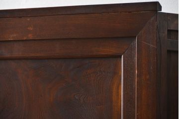 アンティーク家具　六尺　古民具・骨董 特別注文造り　前面欅材!三分割収納箪笥(水屋箪笥、帳場箪笥)