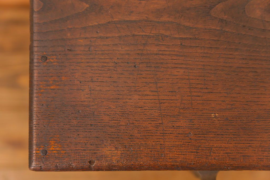 アンティーク家具　アンティーク 古い栓材の10段小引き出し(ドロワー)