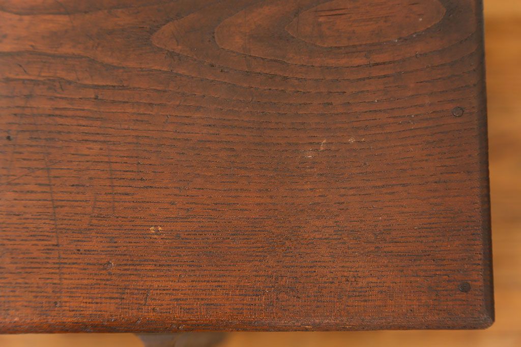 アンティーク家具　アンティーク 古い栓材の10段小引き出し(ドロワー)