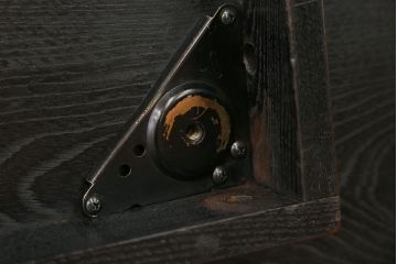 アンティーク家具　アンティーク 古い栓材の杢目の素晴らしいセンターテーブル(1)　(座卓、机)