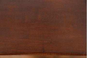 アンティーク家具　アンティーク 古い栓材の杢目の素晴らしいセンターテーブル(2)　(座卓、机)