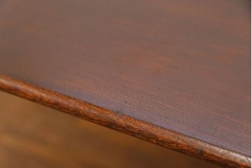 アンティーク家具　アンティーク 古い栓材の杢目の素晴らしいセンターテーブル(2)　(座卓、机)