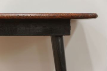 アンティーク家具　アンティーク 古い栓材の杢目の素晴らしいセンターテーブル(2)　(座卓、机)