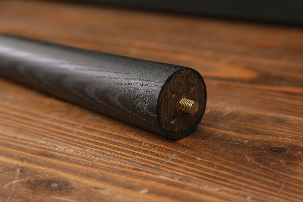 アンティーク家具　アンティーク 古い栓材の杢目の素晴らしいセンターテーブル(2)　(座卓、机)