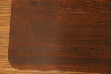 レトロ家具　昭和レトロ 古い栓材の折り畳みちゃぶ台　(テーブル)