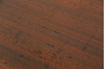 レトロ家具　昭和レトロ 古い栓材の折り畳みちゃぶ台　(テーブル)