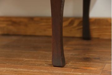 レトロ家具　昭和レトロ 古い栓材の折り畳みちゃぶ台　(テーブル)
