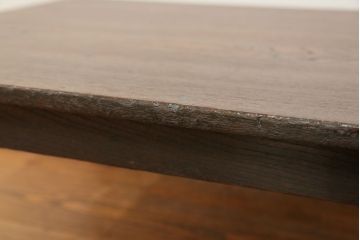レトロ家具　昭和レトロ 古い栓材の折り畳みちゃぶ台　(テーブル)
