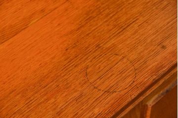 アンティーク家具　イギリスアンティーク　オーク材の大きな食器棚(カップボード)