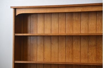 アンティーク家具　イギリスアンティーク　オーク材の大きな食器棚(カップボード)
