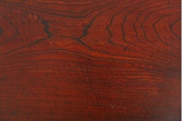 レトロ家具　昭和レトロ 古い栓材の一枚板　角型ちゃぶ台　(テーブル)