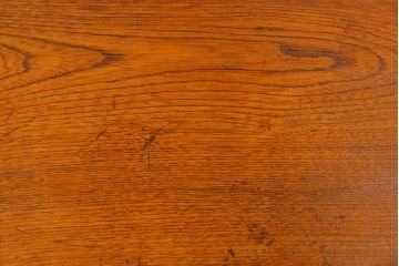 アンティーク家具　アンティーク 天板一枚板　古い栓材の小振りな角型ちゃぶ台　(テーブル、座卓)