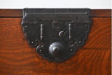 アンティーク家具　古民具・骨董 特別注文造り　総欅!酒田(庄内)衣装箪笥(時代箪笥、帳場箪笥)