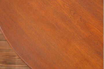 レトロ家具　昭和レトロ 大振りな丸型ちゃぶ台(テーブル、座卓)