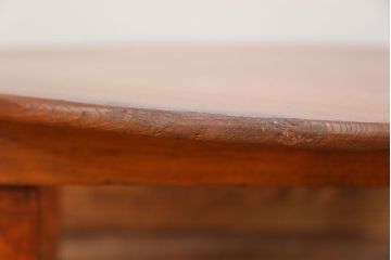 レトロ家具　昭和レトロ 大振りな丸型ちゃぶ台(テーブル、座卓)