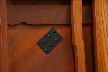 レトロ家具　昭和レトロ 大振りな丸型ちゃぶ台(テーブル、座卓)