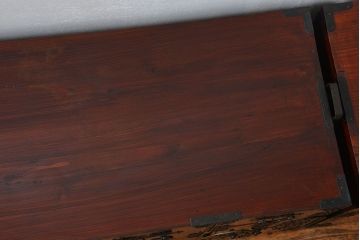 古民具・骨董 極上美品　蝶覆輪金具　前面栗材　米沢箪笥(時代箪笥)　