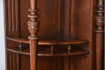 アンティーク家具　イギリスアンティーク 大きなオーク材ヴィクトリアンキャビネット(ビクトリアンキャビネット、バーカウンター)