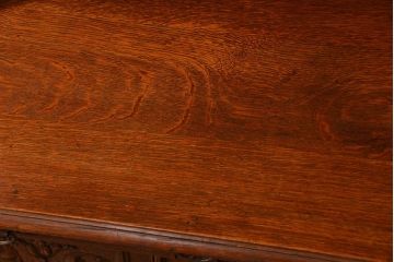 アンティーク家具　イギリスアンティーク 大きなオーク材ヴィクトリアンキャビネット(ビクトリアンキャビネット、バーカウンター)