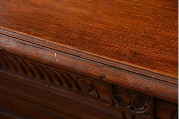 アンティーク家具　イギリスアンティーク 大きなオーク材ヴィクトリアンキャビネット(ビクトリアンキャビネット、バーカウンター)