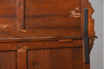 アンティーク家具　イギリスアンティーク 大きなオーク材ヴィクトリアンキャビネット(ビクトリアンキャビネット、バーカウンター)