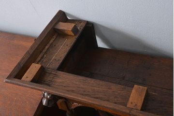 アンティーク家具　イギリスアンティーク 大きなオーク材ヴィクトリアンキャビネット(ビクトリアンキャビネット、バーカウンター)