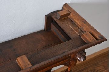 アンティーク家具　イギリスアンティーク 大きなオーク材ヴィクトリアンキャビネット(ビクトリアンキャビネット、バーカウンター)