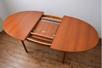 ヴィンテージ家具　北欧ビンテージ　A.H.McINTOSH(マッキントッシュ)エクステンションテーブル(ダイニングテーブル)