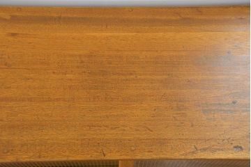 レトロ家具　昭和レトロ 古い木の脚付きモールガラス収納棚(キッチンキャビネット)